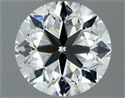 Natural Diamond 0.90 Carats, Round with Very Good Cut, H Color, VVS1 Clarity and Certified by IGI