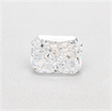 Natural Diamond 1.51 Carats, Radiant with  Cut, E Color, SI1 Clarity and Certified by GIA