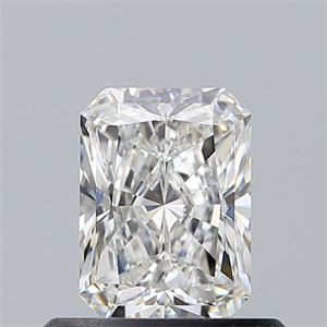 Foto Diamante Natural 0.64 quilates, Radiante , Color F, claridad VS1 y certificado GIA de