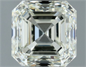 Natural Diamond 1.00 Carats, Asscher with  Cut, J Color, VS1 Clarity and Certified by IGI