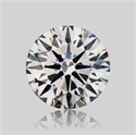 Natural Diamond 0.72 Carats, Round with Excellent Cut, E Color, VVS2 Clarity and Certified by GIA