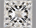 Natural Diamond 1.01 Carats, Princess with  Cut, I Color, SI2 Clarity and Certified by GIA