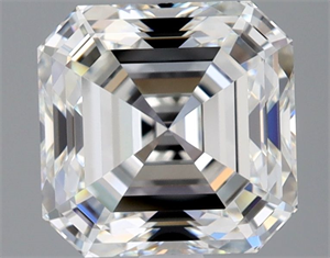 Picture of Natural Diamond 2.52 Carats, Asscher with  Cut, G Color, VVS2 Clarity and Certified by GIA
