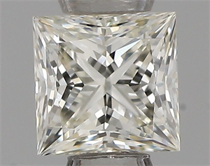 Picture of Natural Diamond 0.30 Carats, Princess with  Cut, I Color, VVS2 Clarity and Certified by IGI