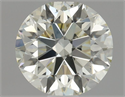 Natural Diamond 0.80 Carats, Round with Excellent Cut, N Color, SI1 Clarity and Certified by GIA