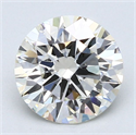 Diamante Natural 1.70 quilates, Redondo , Color K, claridad VVS2 y certificado GIA