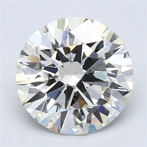 Foto Diamante Natural 1.70 quilates, Redondo , Color K, claridad VVS2 y certificado GIA de