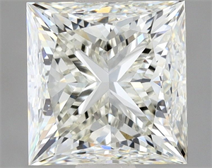 Picture of Natural Diamond 1.20 Carats, Princess with  Cut, J Color, VS1 Clarity and Certified by GIA