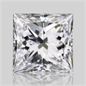 Natural Diamond 1.20 Carats, Princess with  Cut, E Color, VVS1 Clarity and Certified by GIA