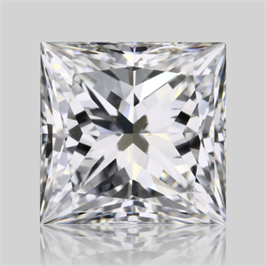 Picture of Natural Diamond 1.20 Carats, Princess with  Cut, E Color, VVS1 Clarity and Certified by GIA