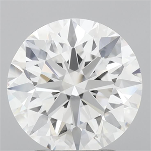 Picture of Lab Grown Diamond 2.51 Carats, Round with Ideal Cut, D Color, IF Clarity and Certified by IGI