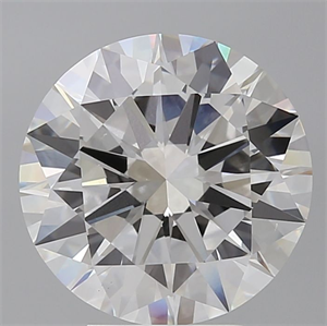 Picture of Lab Grown Diamond 5.00 Carats, Round with Excellent Cut, E Color, VS1 Clarity and Certified by IGI