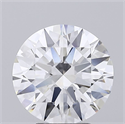 Lab Grown Diamond 3.51 Carats, Round with Ideal Cut, E Color, VVS2 Clarity and Certified by IGI