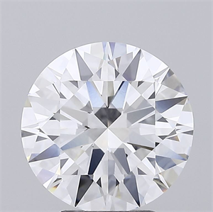 Picture of Lab Grown Diamond 3.51 Carats, Round with Ideal Cut, E Color, VVS2 Clarity and Certified by IGI