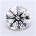 Lab Grown Diamond 8.02 Carats, Round with Ideal Cut, F Color, VS2 Clarity and Certified by IGI