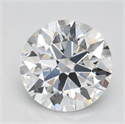 Lab Grown Diamond 1.02 Carats, Round with Ideal Cut, D Color, VVS1 Clarity and Certified by IGI