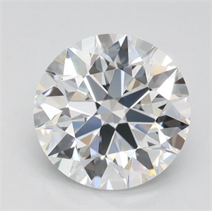 Picture of Lab Grown Diamond 1.02 Carats, Round with Ideal Cut, D Color, VVS1 Clarity and Certified by IGI