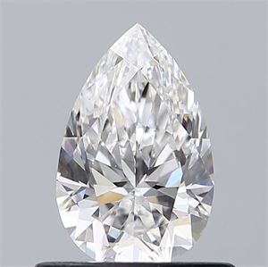 Picture of Natural Diamond 0.63 Carats, Pear with  Cut, E Color, VS1 Clarity and Certified by GIA