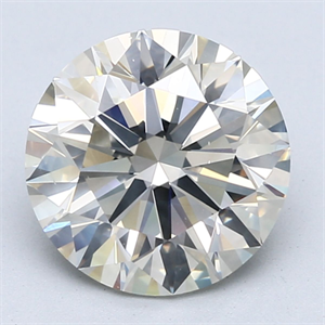 Picture of Natural Diamond 3.50 Carats, Round with Excellent Cut, K Color, SI2 Clarity and Certified by GIA