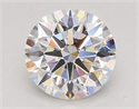 Lab Grown Diamond 3.05 Carats, Round with Ideal Cut, E Color, VVS2 Clarity and Certified by IGI