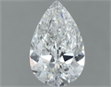 Diamante Natural 0.61 quilates, De pera , Color G, claridad SI1 y certificado GIA
