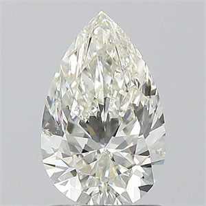 Picture of Natural Diamond 1.20 Carats, Pear with  Cut, J Color, SI2 Clarity and Certified by GIA