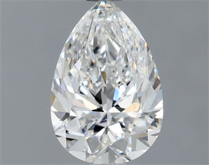 Picture of Natural Diamond 0.90 Carats, Pear with  Cut, E Color, SI1 Clarity and Certified by GIA