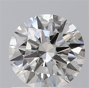 Picture of Natural Diamond 0.70 Carats, Round with Very Good Cut, G Color, SI1 Clarity and Certified by GIA