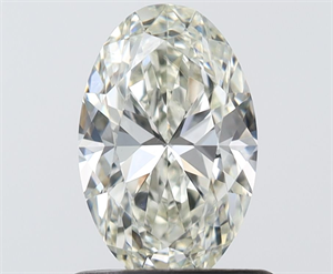 Picture of Natural Diamond 0.83 Carats, Oval with  Cut, I Color, VS2 Clarity and Certified by IGI