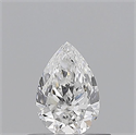Natural Diamond 0.50 Carats, Pear with  Cut, E Color, VS1 Clarity and Certified by GIA