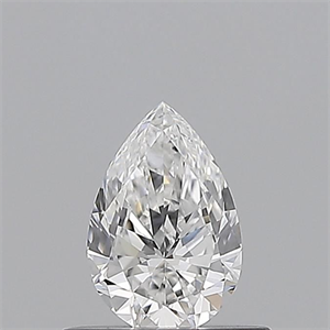 Picture of Natural Diamond 0.50 Carats, Pear with  Cut, E Color, VS1 Clarity and Certified by GIA