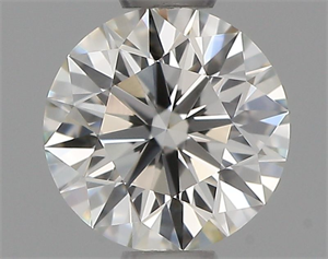 Picture of Natural Diamond 0.54 Carats, Round with Excellent Cut, I Color, VVS1 Clarity and Certified by GIA