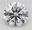 Lab Grown Diamond 4.00 Carats, Round with Ideal Cut, E Color, VS2 Clarity and Certified by IGI