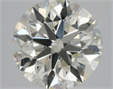 Diamante Natural 1.58 quilates, Redondo , Color K, claridad VVS1 y certificado HRD