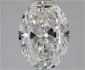 Natural Diamond 1.90 Carats, Oval with  Cut, F Color, VVS2 Clarity and Certified by GIA