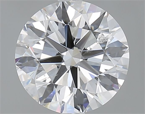 Foto Diamante Natural 2.50 quilates, Redondo , Color D, claridad SI2 y certificado GIA de