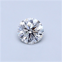 Natural Diamond 0.40 Carats, Round with Very Good Cut, E Color, SI2 Clarity and Certified by GIA