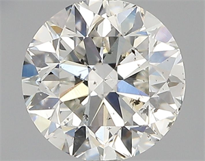 Picture of Natural Diamond 1.00 Carats, Round with Very Good Cut, I Color, SI2 Clarity and Certified by GIA