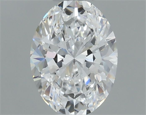 Picture of Natural Diamond 0.40 Carats, Oval with  Cut, D Color, VVS2 Clarity and Certified by GIA