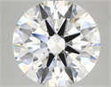 Lab Grown Diamond 4.40 Carats, Round with Ideal Cut, E Color, VVS2 Clarity and Certified by IGI