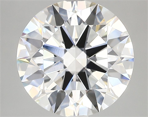 Picture of Lab Grown Diamond 4.40 Carats, Round with Ideal Cut, E Color, VVS2 Clarity and Certified by IGI