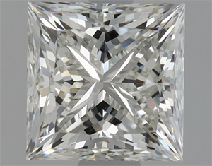 Picture of Natural Diamond 1.01 Carats, Princess with  Cut, I Color, VVS2 Clarity and Certified by GIA