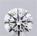 Lab Grown Diamond 7.03 Carats, Round with Excellent Cut, F Color, VVS1 Clarity and Certified by IGI