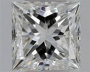 Foto Diamante Natural 0.51 quilates, Princesa , Color H, claridad VS2 y certificado GIA de