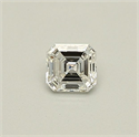 Natural Diamond 0.30 Carats, Asscher with  Cut, E Color, VVS2 Clarity and Certified by GIA