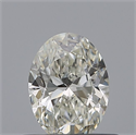 Natural Diamond 0.50 Carats, Oval with  Cut, G Color, VVS1 Clarity and Certified by IGI