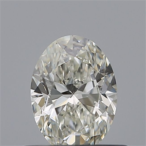 Picture of Natural Diamond 0.50 Carats, Oval with  Cut, G Color, VVS1 Clarity and Certified by IGI