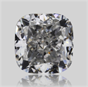 Diamante Natural 0.50 quilates, Del cojín , Color F, claridad VS2 y certificado GIA