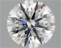Del inventario de diamantes de laboratorio, 3.05 quilates, Redondo , Color F, claridad VVS2 y certificado IGI