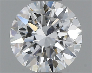 Picture of Natural Diamond 0.40 Carats, Round with Excellent Cut, E Color, VS2 Clarity and Certified by GIA